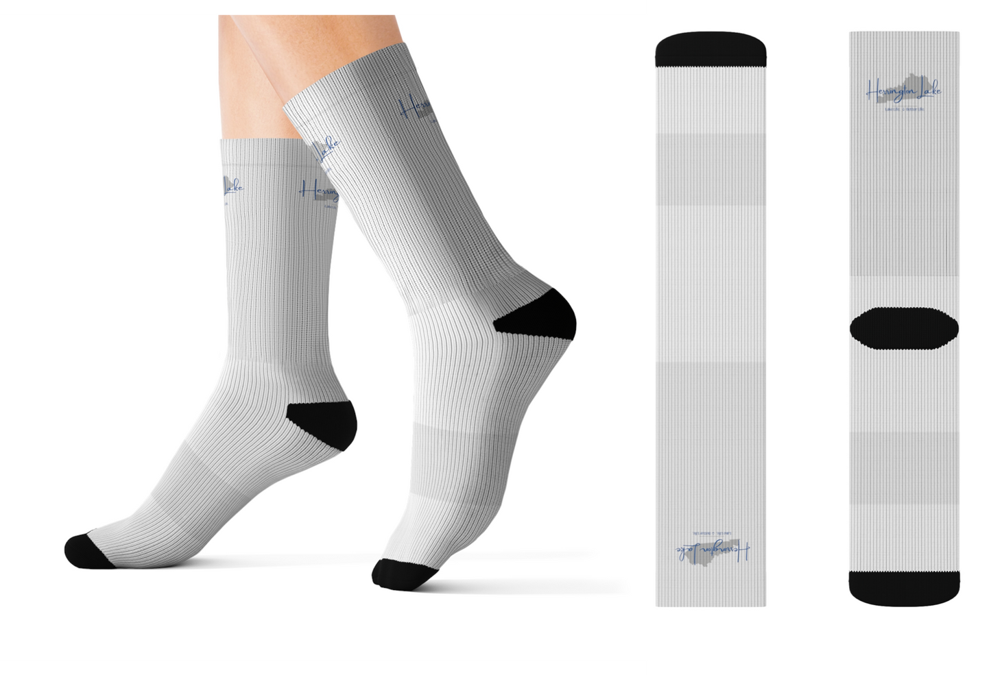 Herrington Lake Signature Collection Socks - White