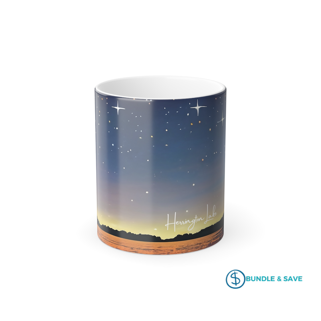 Herrington Lake “Starry Night” Color Morphing Mug, 11oz