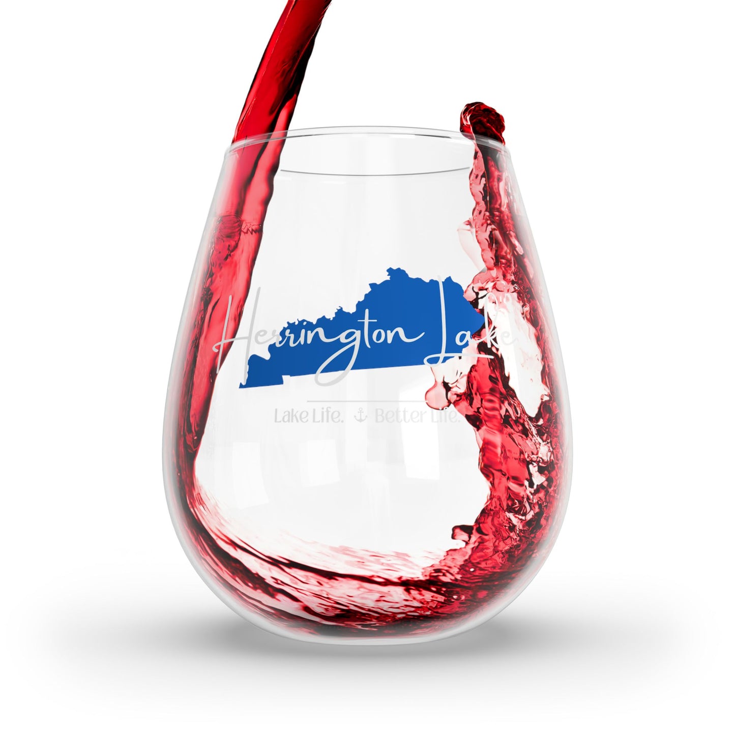 Signature Collection Glassware Set (Blue/White) By Taylor Glass