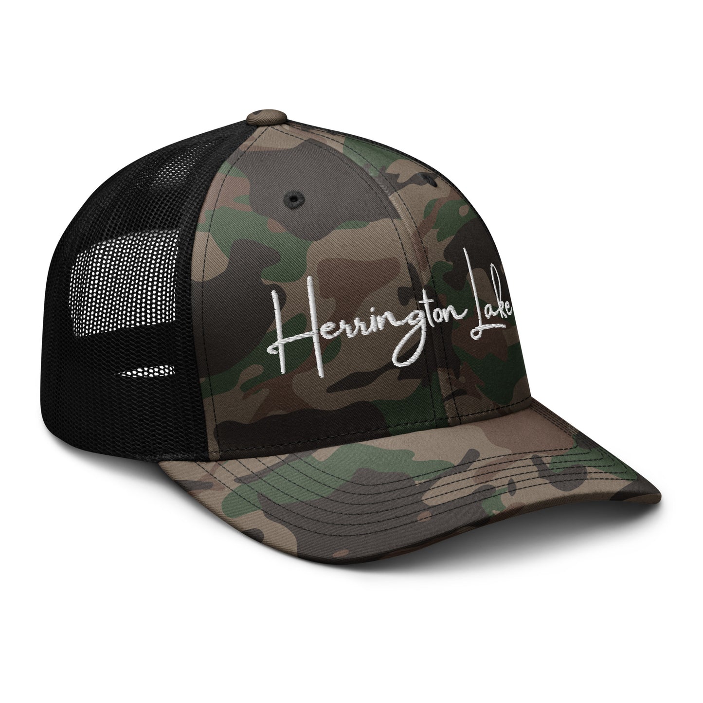 Herrington Lake Classic Camo Trucker Hat