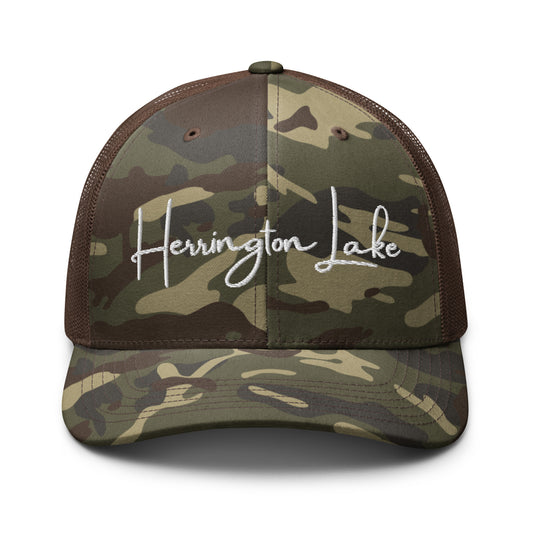 Herrington Lake Classic Camo Trucker Hat