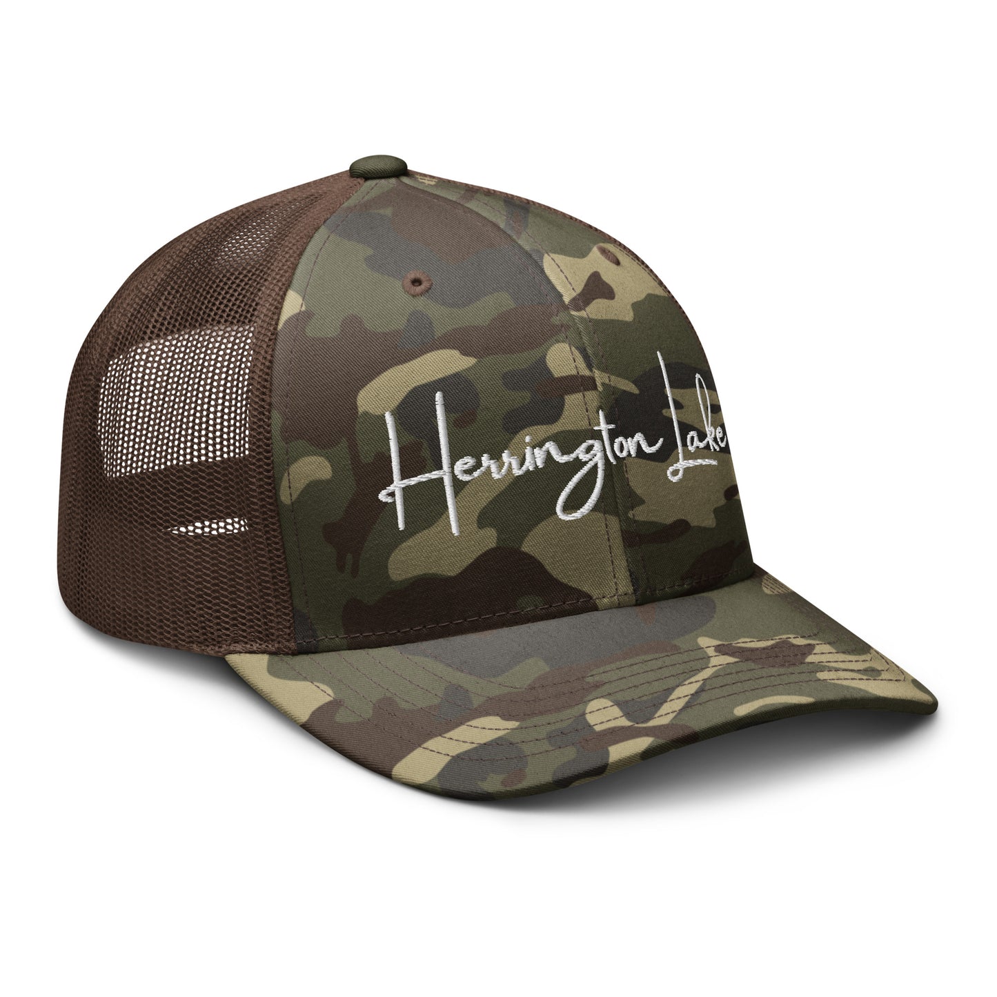 Herrington Lake Classic Camo Trucker Hat