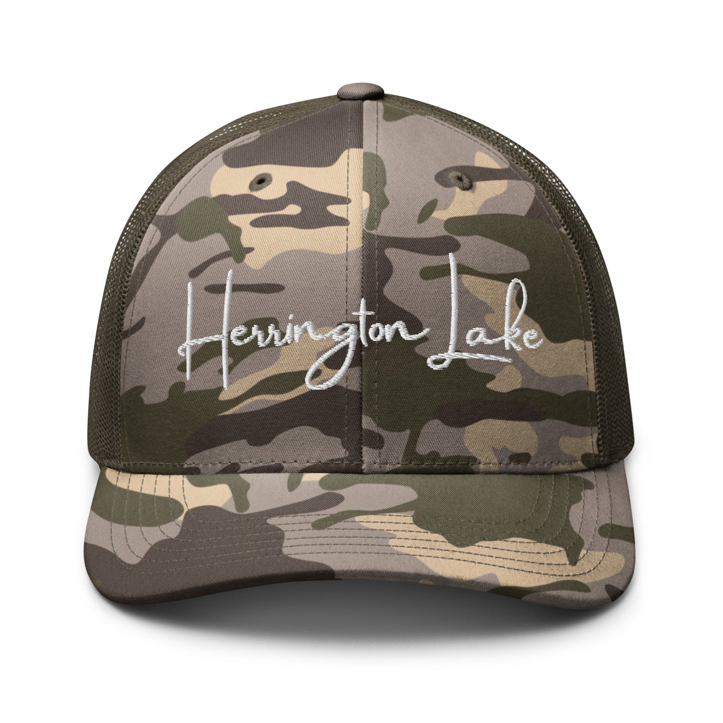 Herrington Lake Classic Camo Trucker Hat
