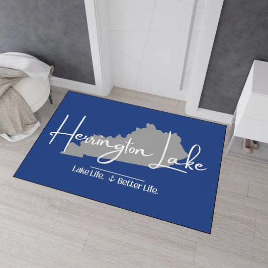 Herrington Lake Signature Collection Heavy Duty Floor Mat Dark Blue 48ββ Γ 72ββ Home Decor