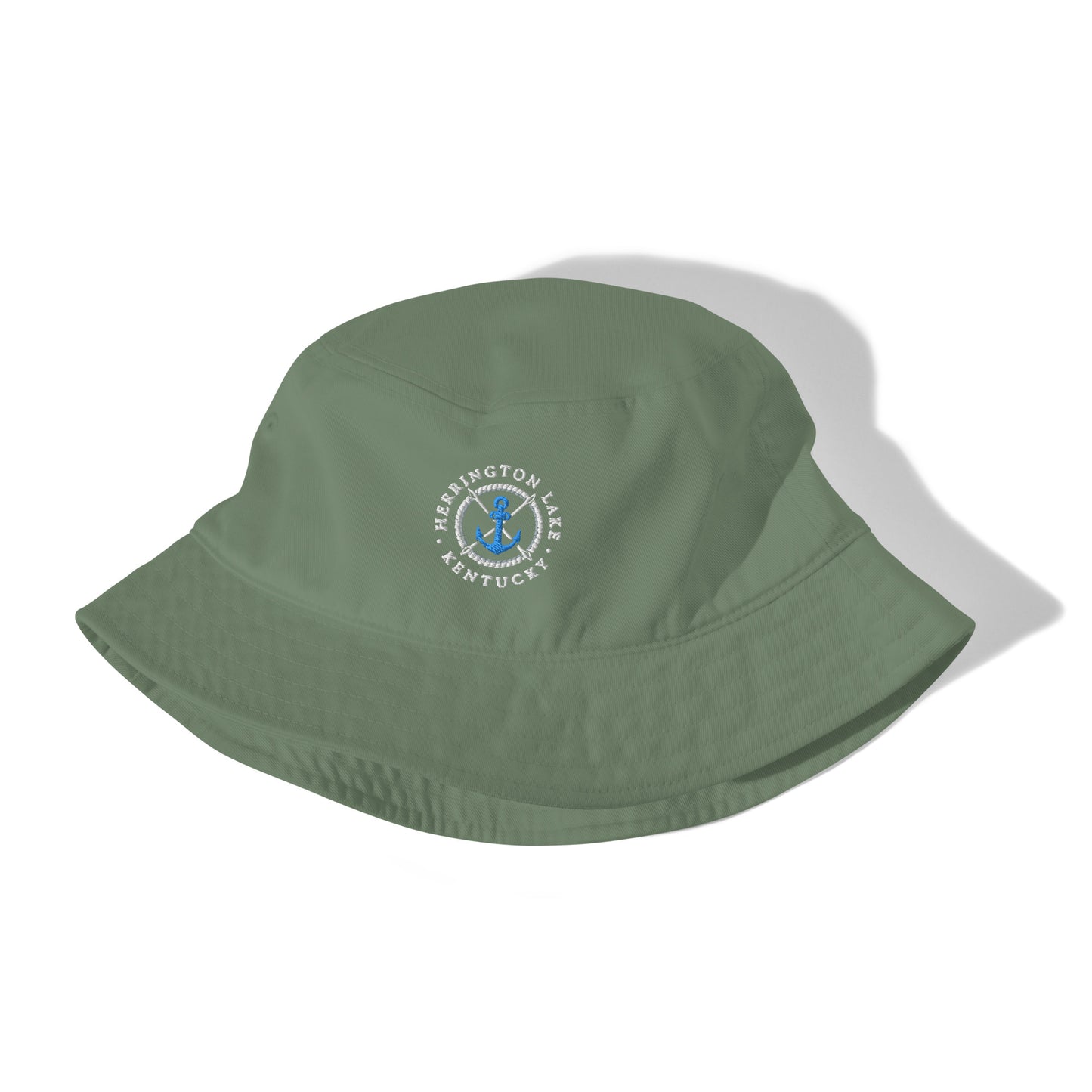 Herrington Lake Nautical Collection Embroidered Organic Bucket Hat