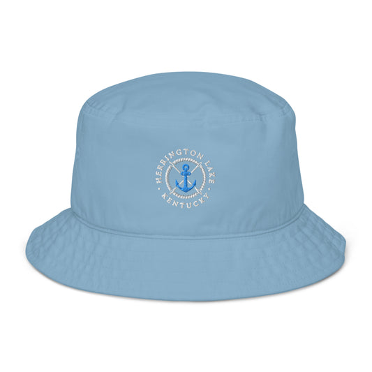 Herrington Lake Nautical Collection Embroidered Organic Bucket Hat