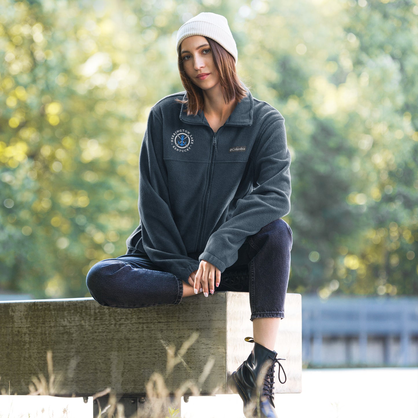 Herrington Lake Embroidered Unisex Columbia® Fleece Jacket