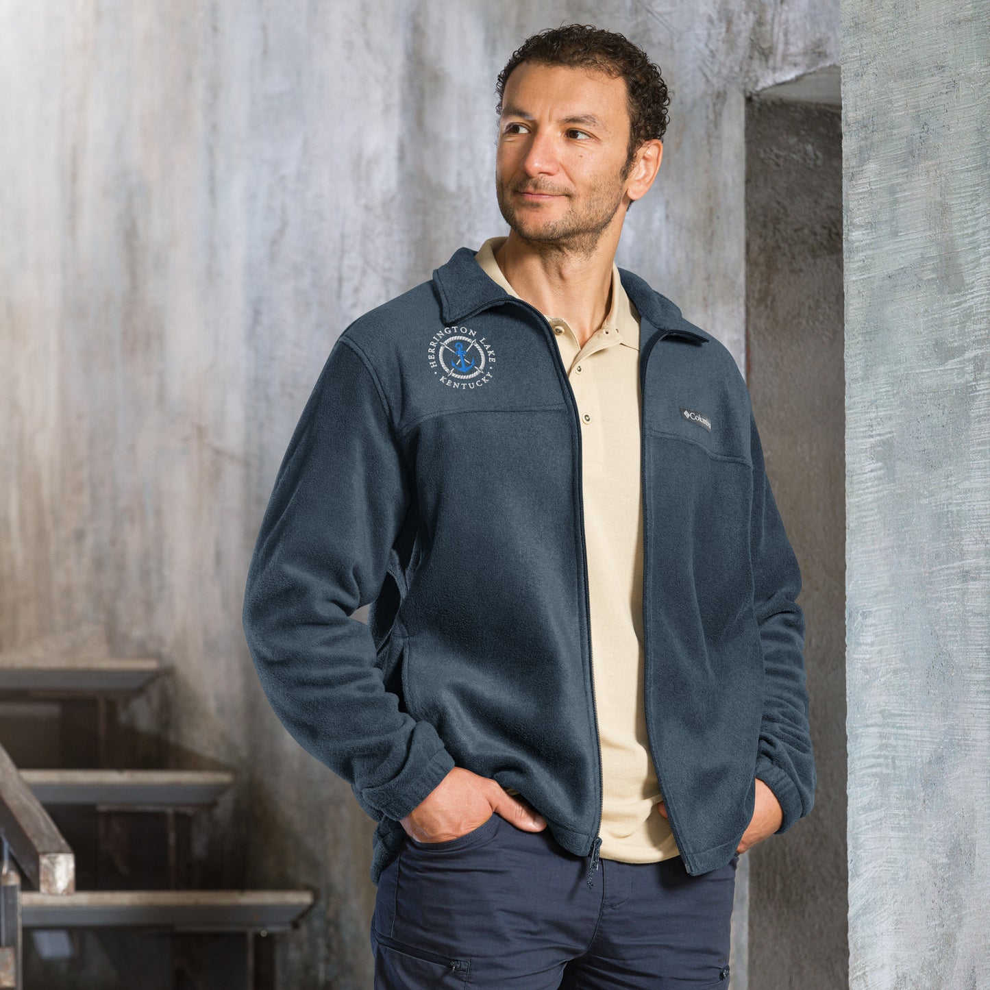 Herrington Lake Embroidered Unisex Columbia® Fleece Jacket