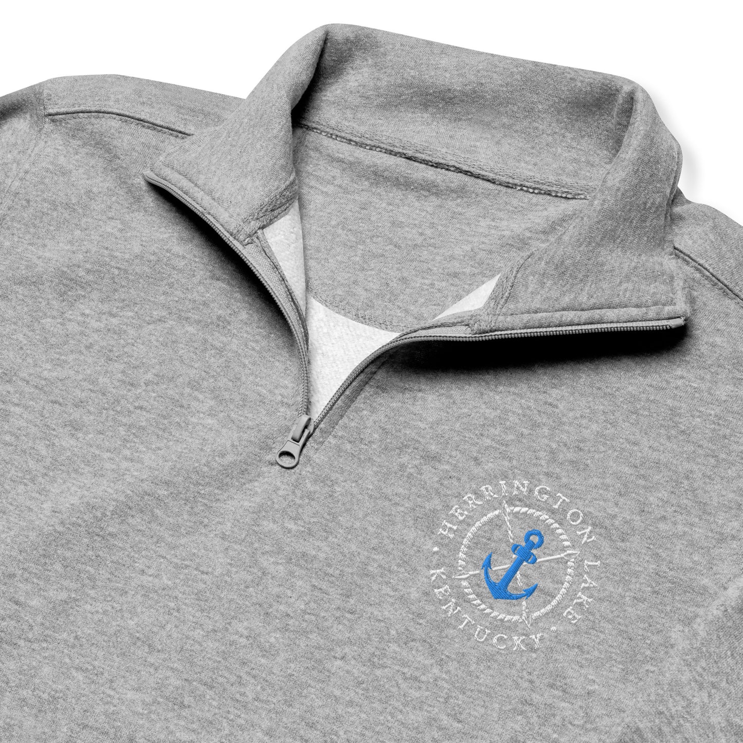 Herrington Lake Nautical Logo Fleece Pullover