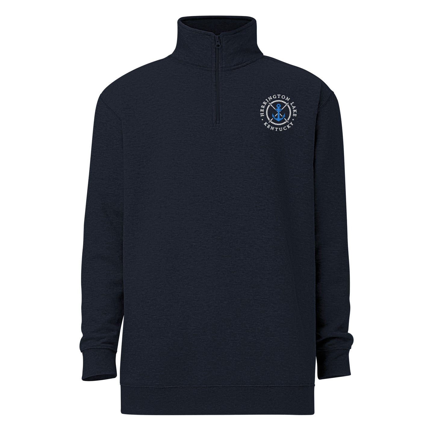 Herrington Lake Nautical Logo Fleece Pullover