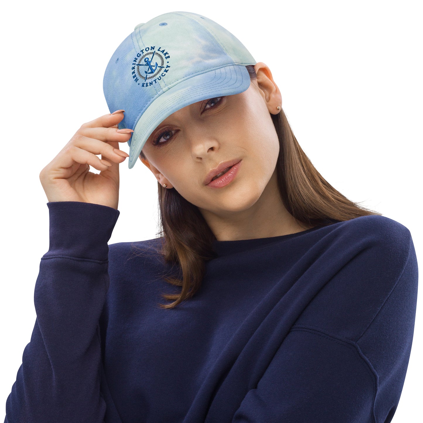 Herrington Lake Anchor Tie-Dye Cap