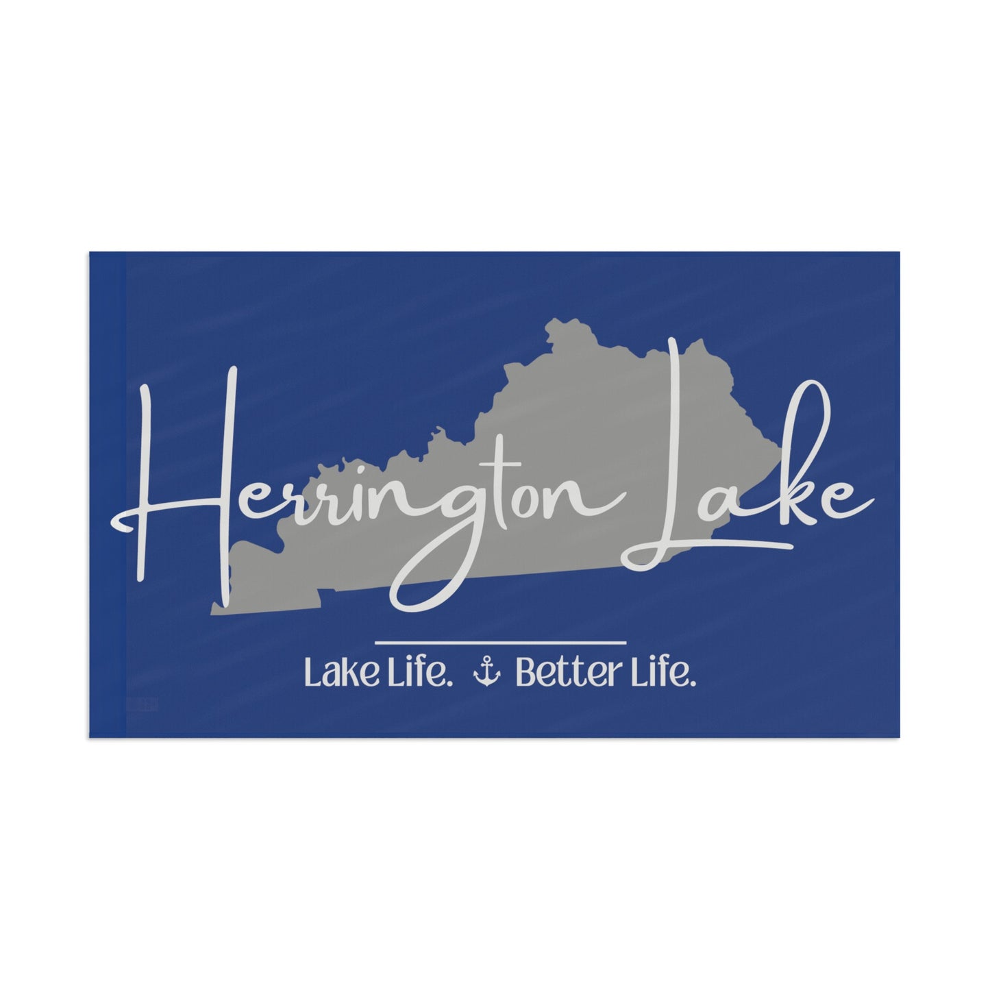 Herrington Lake Signature Collection Flag - Blue