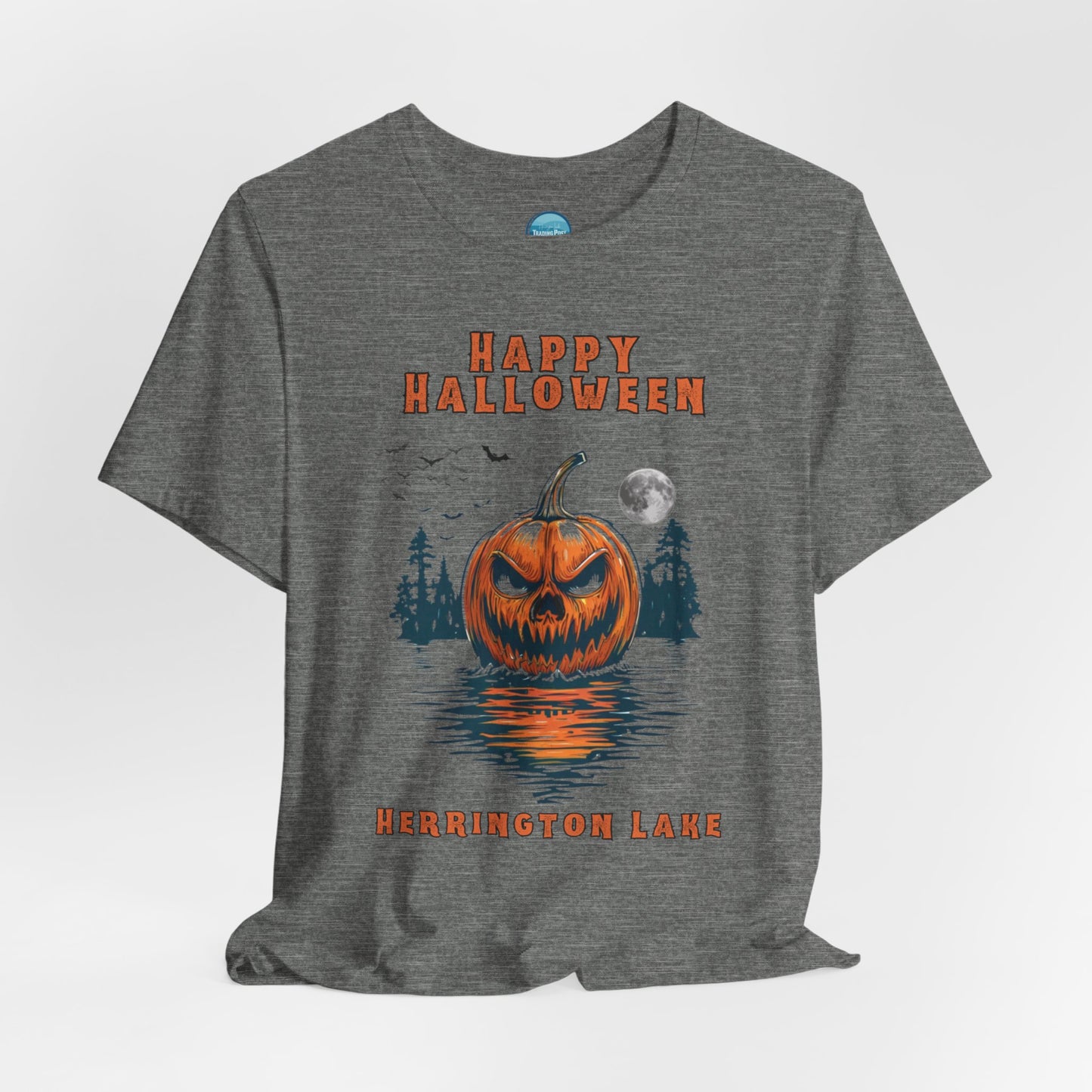 HAPPY HALLOWEEN From Herrington Unisex Jersey Knit Cotton Short Sleeve Tee