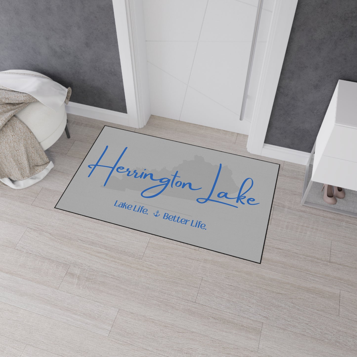 Herrington Lake Signature Collection Heavy Duty Floor Mat, Light Grey