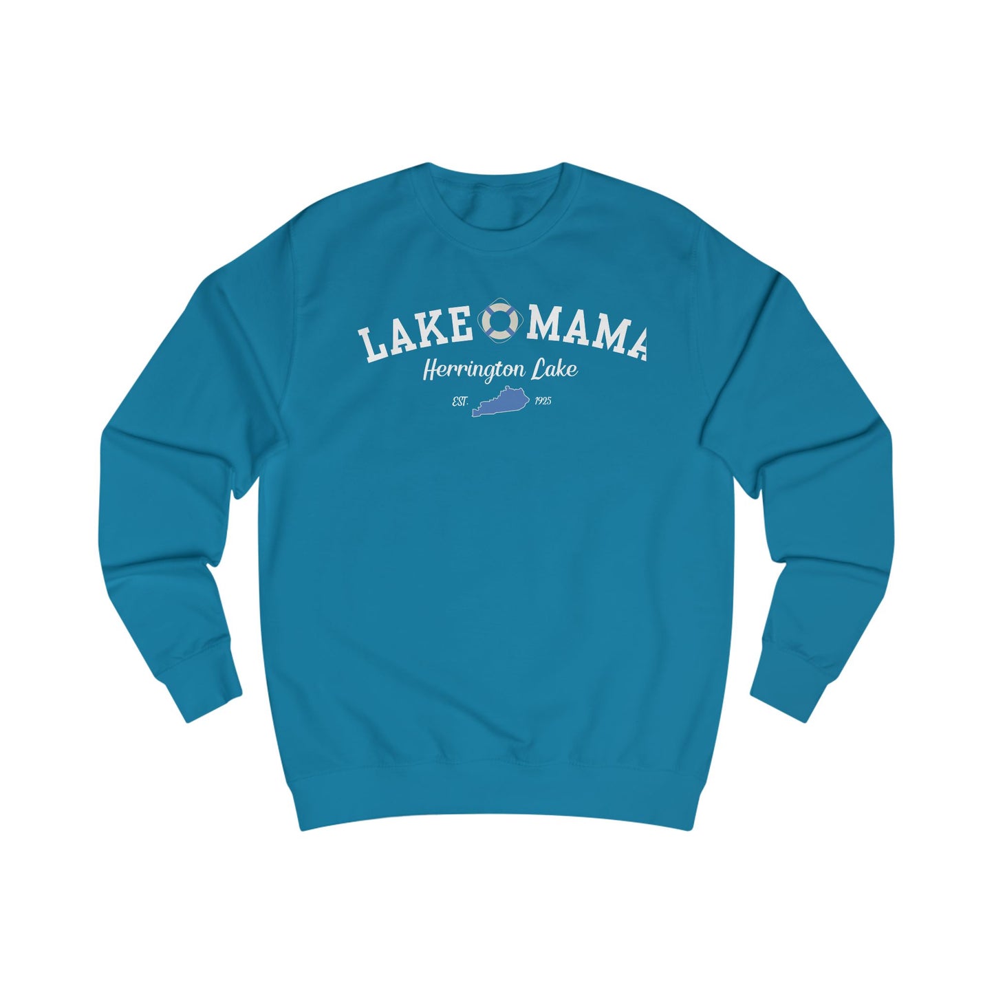 "Lake Mama" Premium Cotton Blend Crewneck Sweatshirt