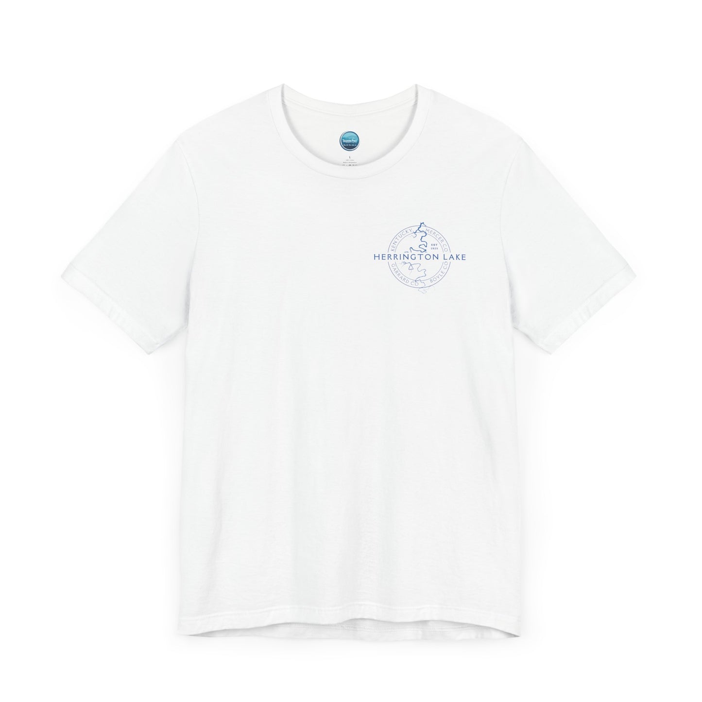 "The Classic" Herrington Lake and County Unisex Jersey Knit Cotton Short Sleeve Tee