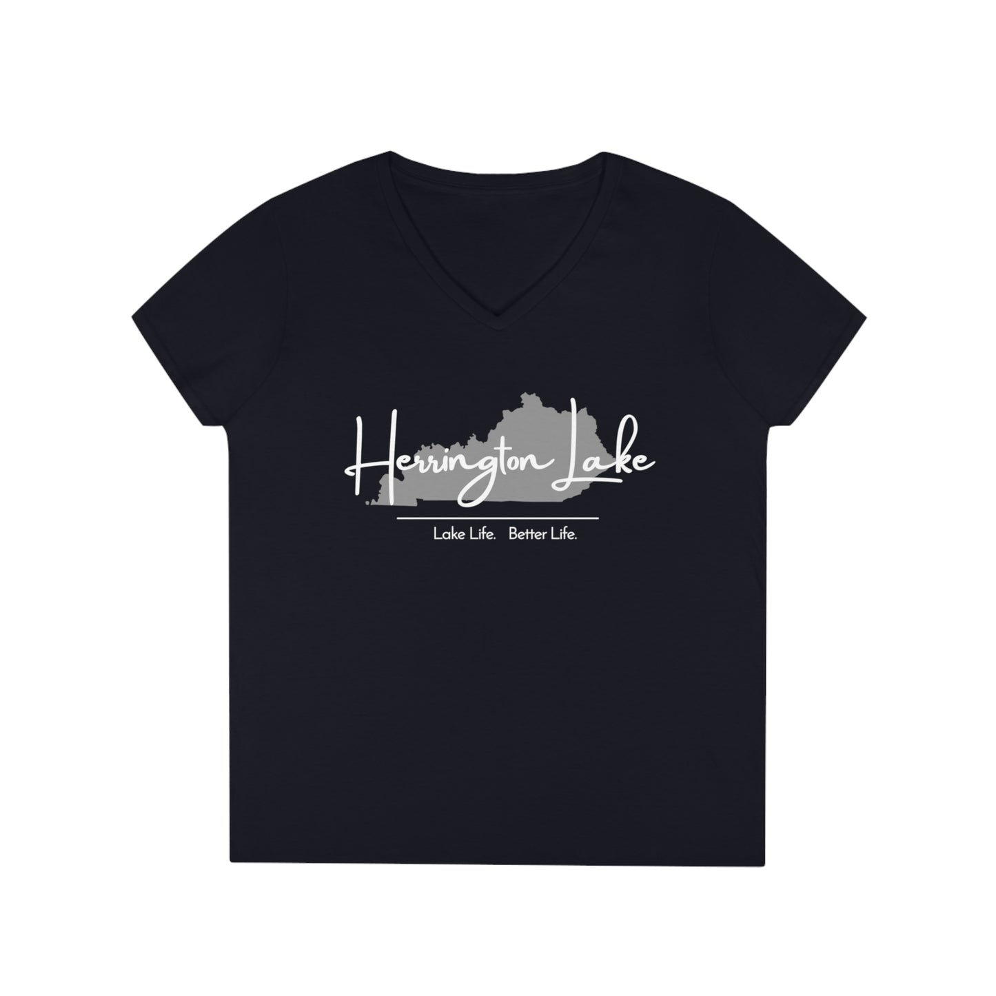 Herrington Lake Signature Collection Ladies' V-Neck T-Shirt