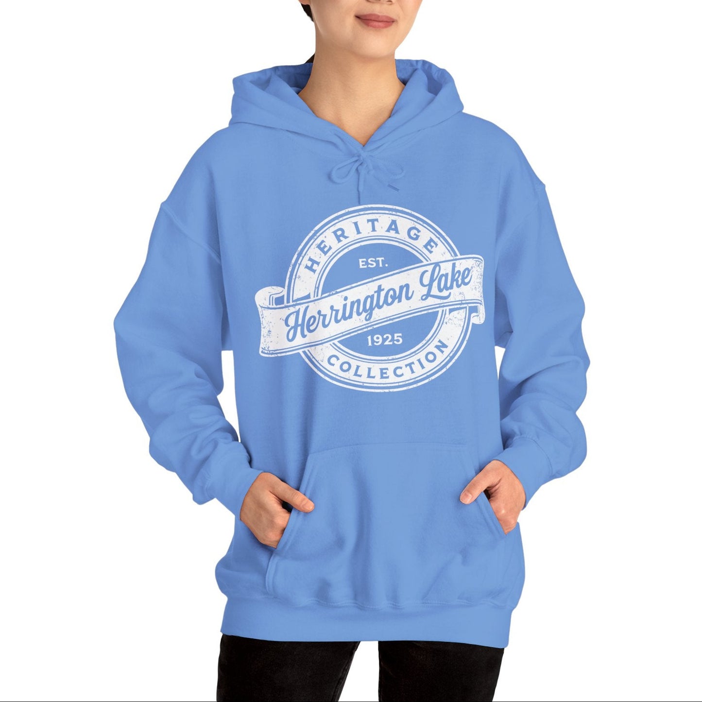Vintage Herrington Lake Heritage Collection Unisex Heavy Blend™ Hooded Sweatshirt