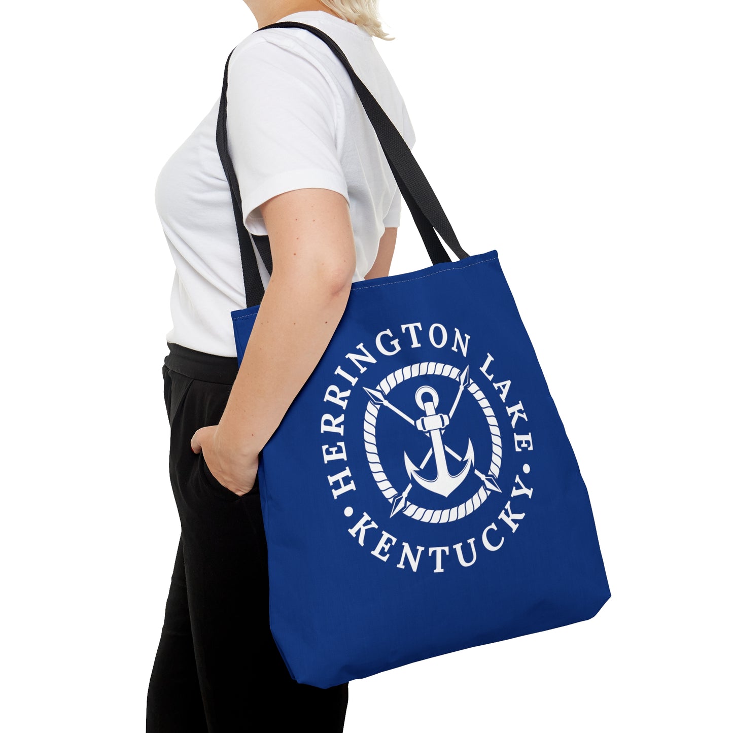 Herrington Lake Anchor Tote Bag (Blue)