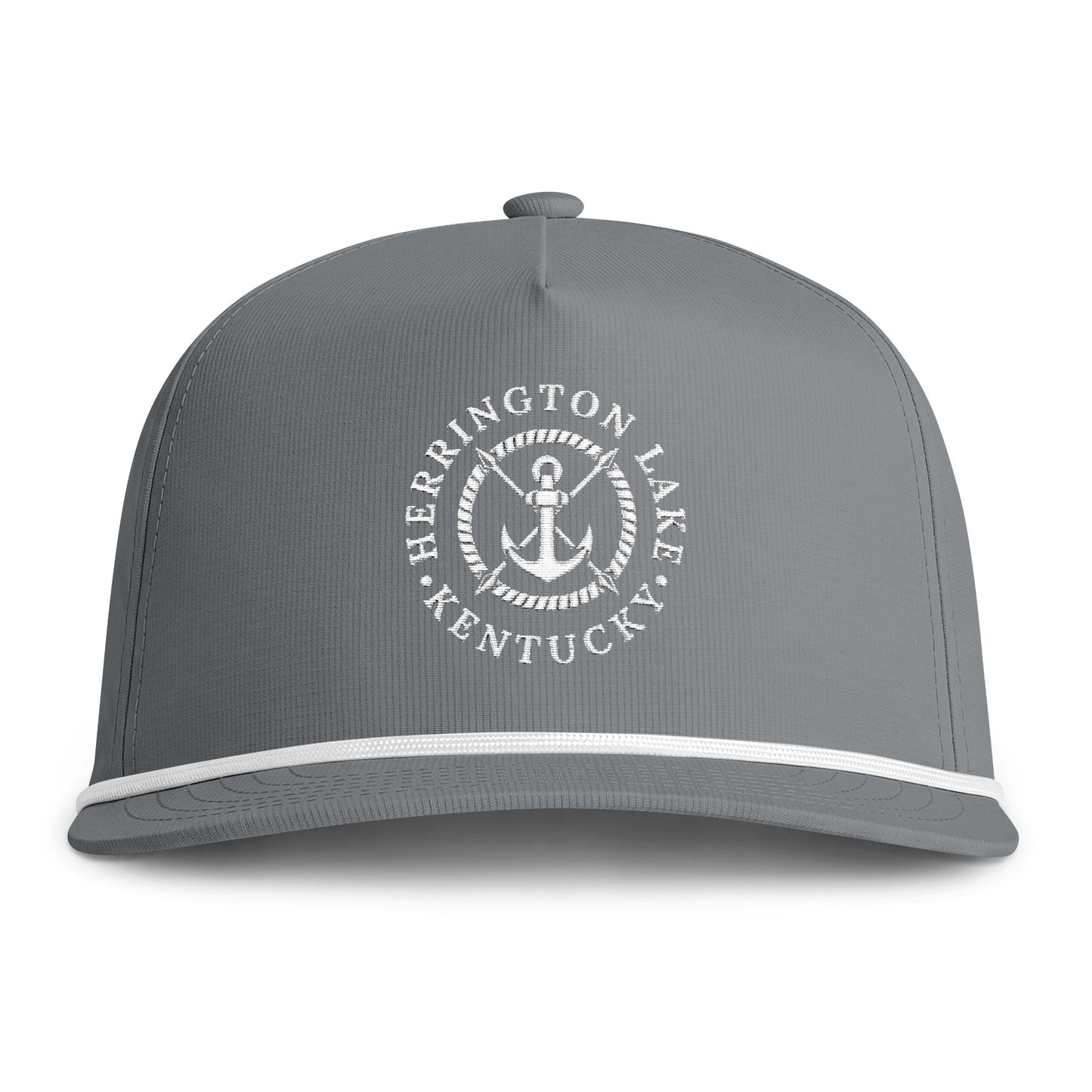 Herringotn Lake Embroidered Nautical Collection Sunwashed Rope Cap