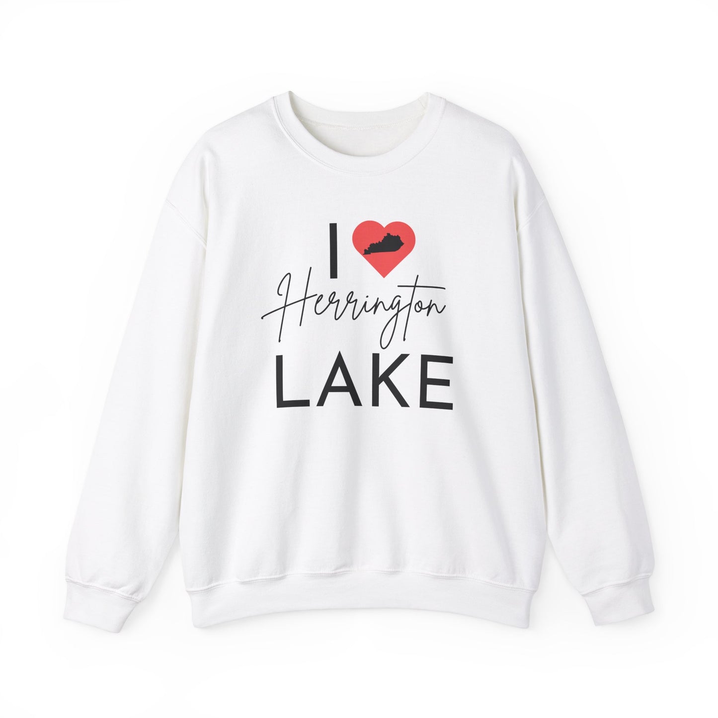 I ❤️ Herrington Lake Heavy Blend™ Crewneck Sweatshirt