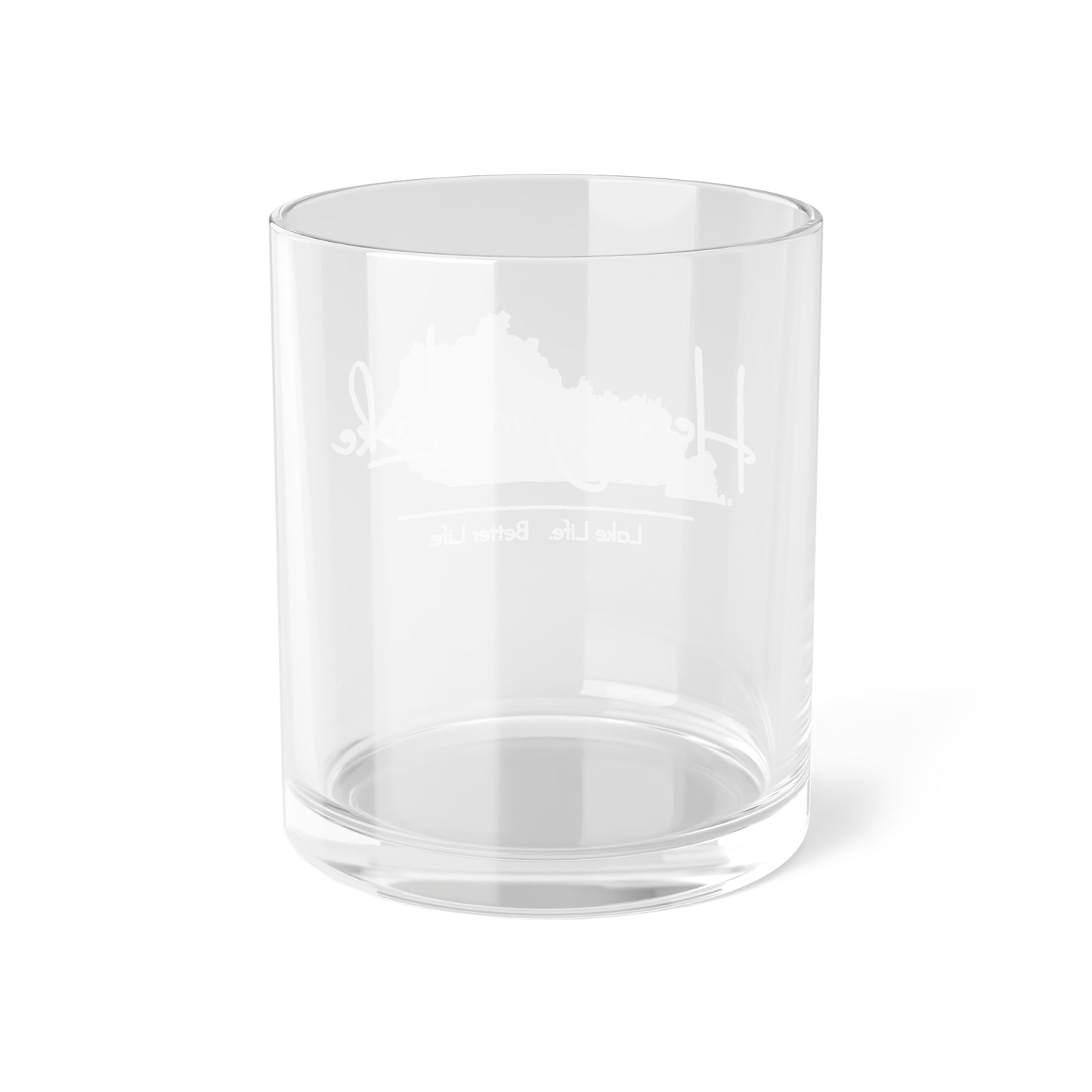Herrington Lake Signature Collection Bar Glass, 10oz (White/Grey)