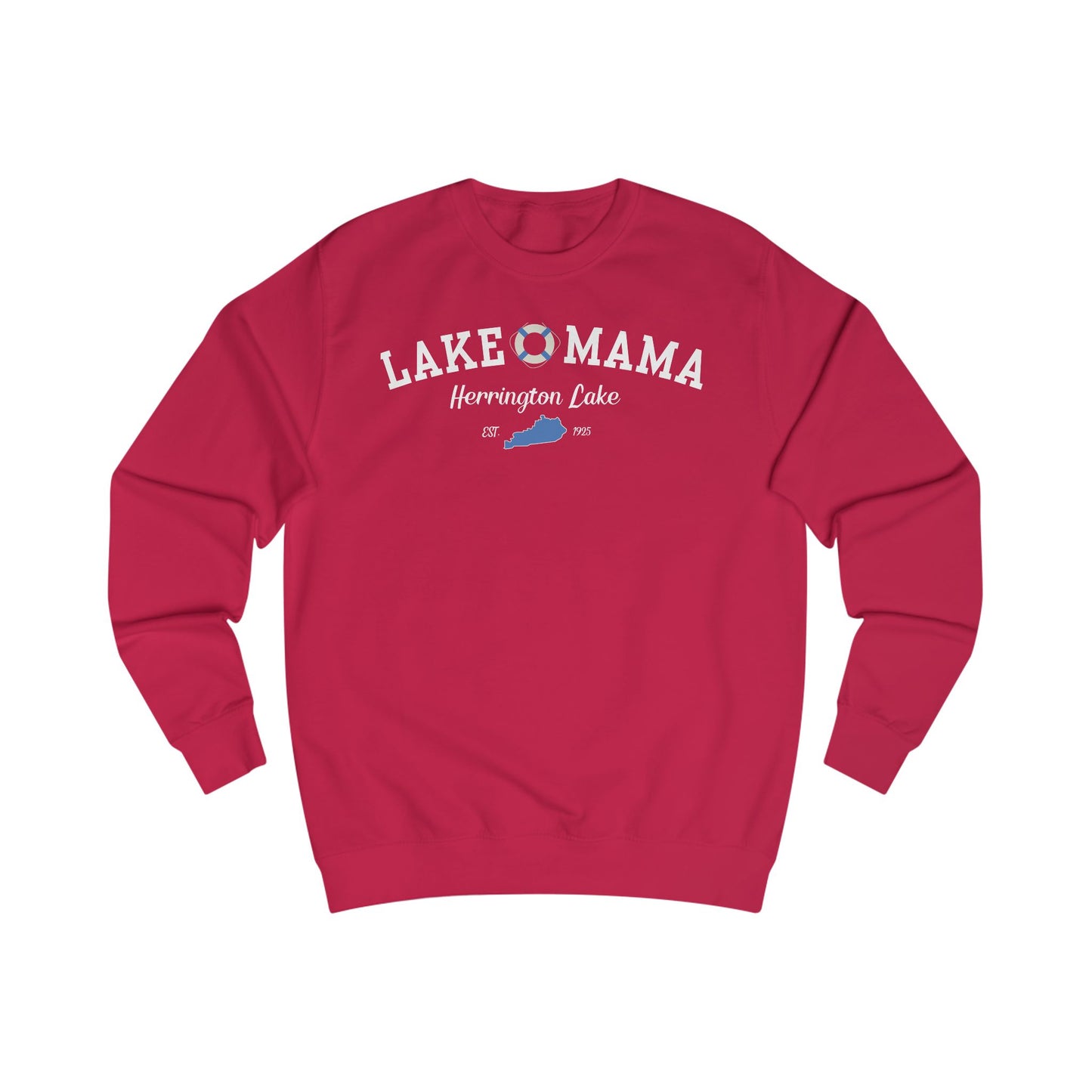 "Lake Mama" Premium Cotton Blend Crewneck Sweatshirt