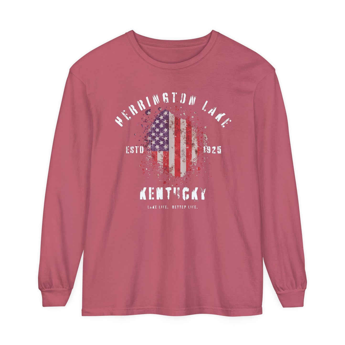 Herrington Lake Patriots Garment-Dyed Premium Comfort Colors™ Long Sleeve T-Shirt