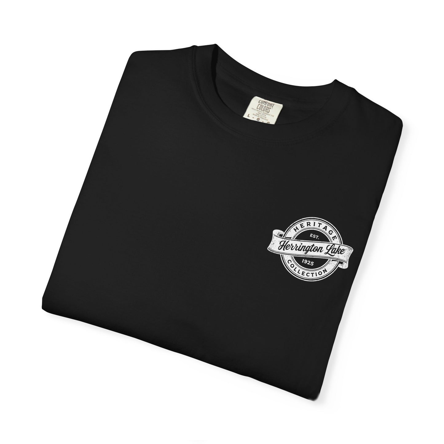 Vintage Herrington Lake Heritage Collection Premium Garment-Dyed Comfort Colors TShirt (Double-Sided Print)
