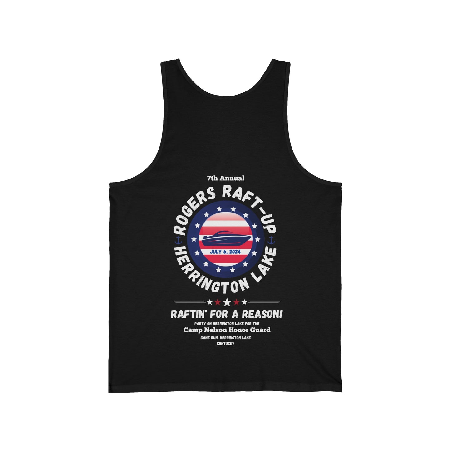 Rogers Raft-Up Unisex Jersey Knit Cotton Tank