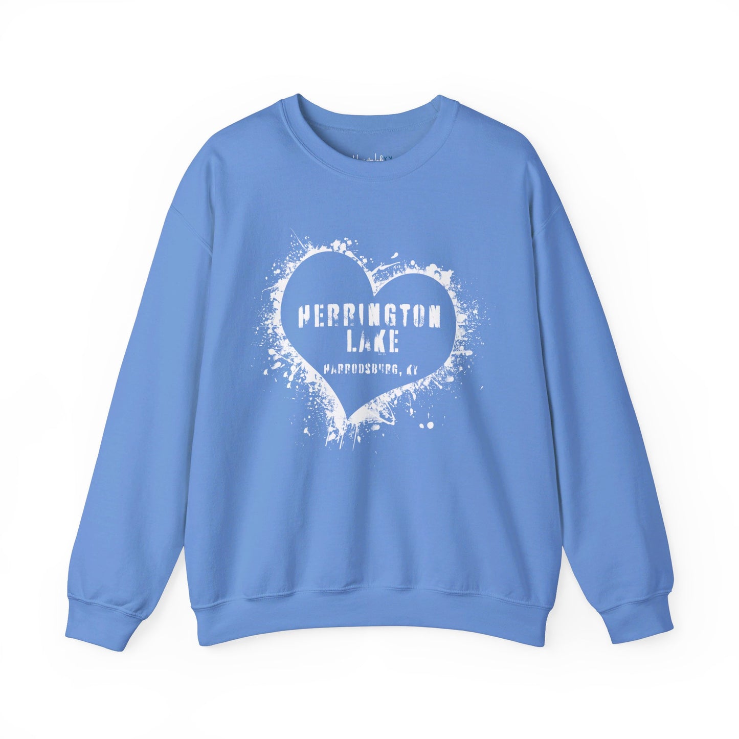 Herrington Lake Heart & Hometown Unisex Heavy Blend™ Crewneck Sweatshirt (Harrodsburg, KY)