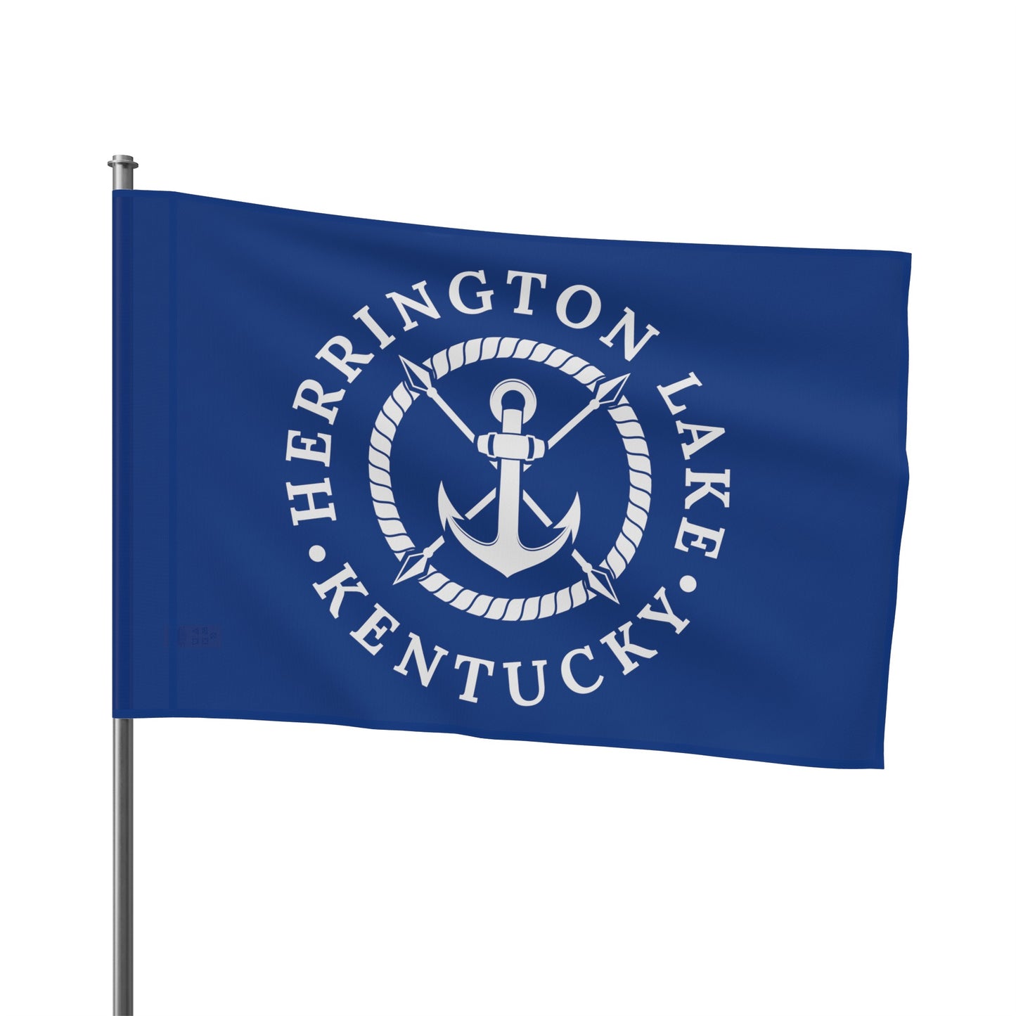 Herrington Lake Nautical Collection Flag - Blue