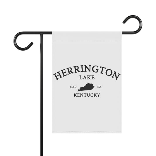 Simply Herrington House Banner and Garden Flag - Black on White