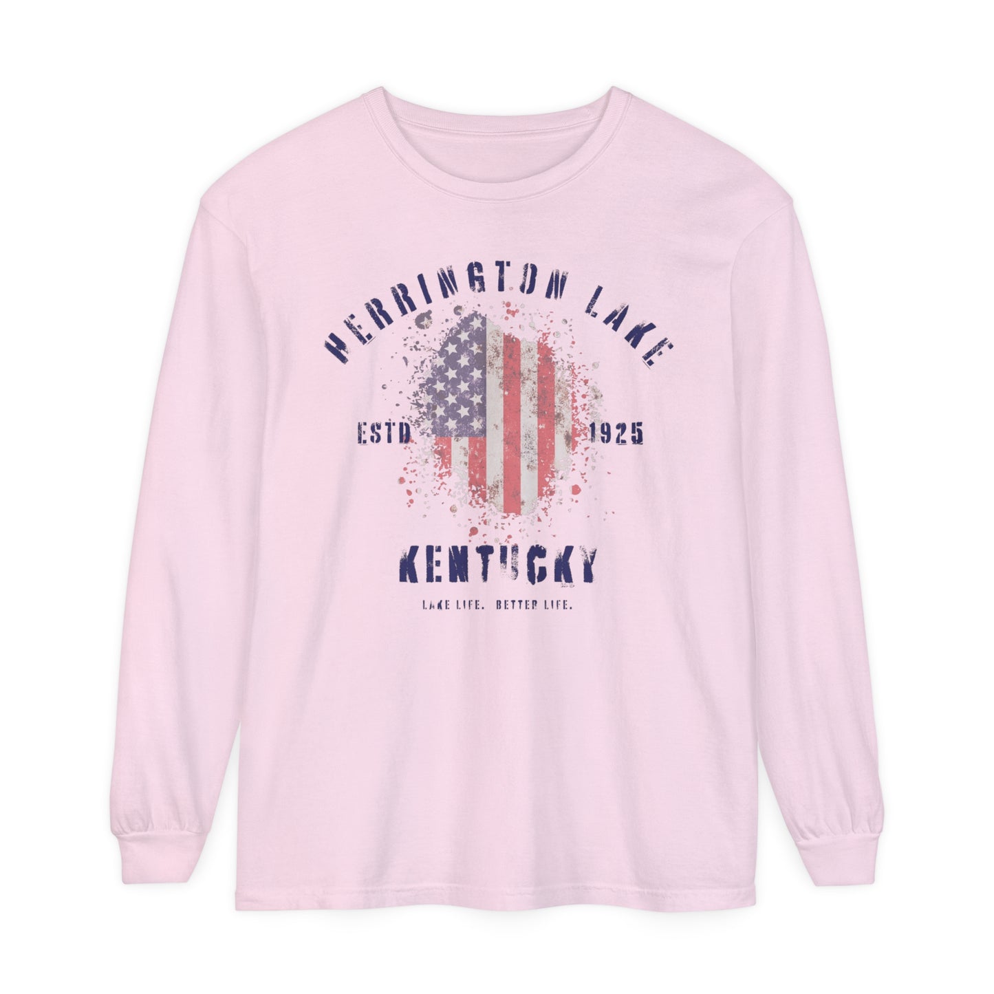 Herrington Lake Patriots Garment-Dyed Premium Comfort Colors™ Long Sleeve T-Shirt