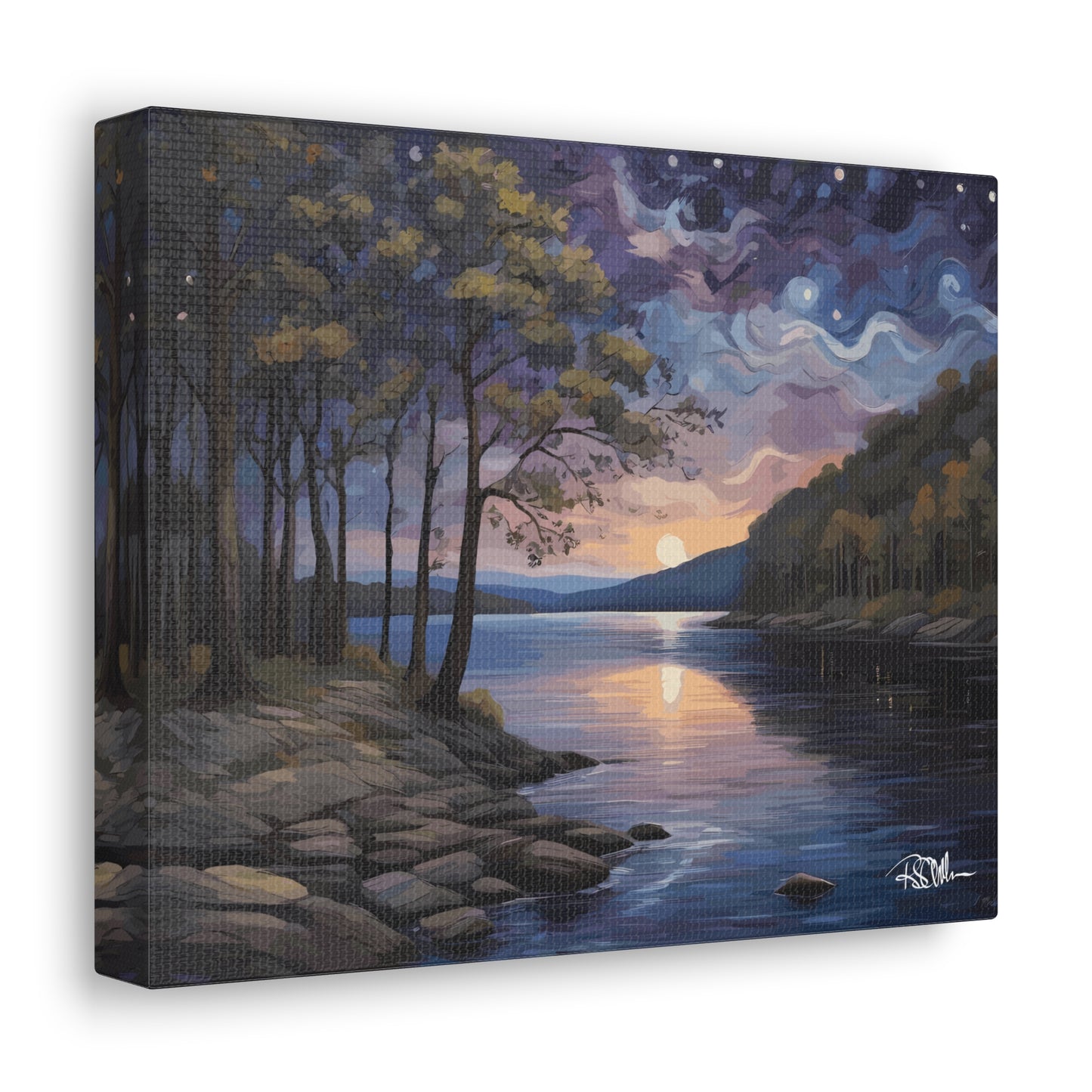 "The Coming of Night" Canvas Gallery Wrap