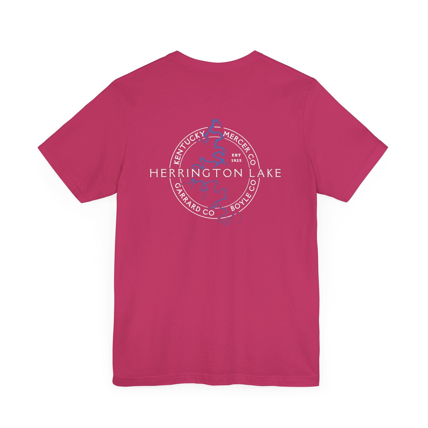 "The Classic" Herrington Lake and County Unisex Jersey Knit Cotton Short Sleeve Tee