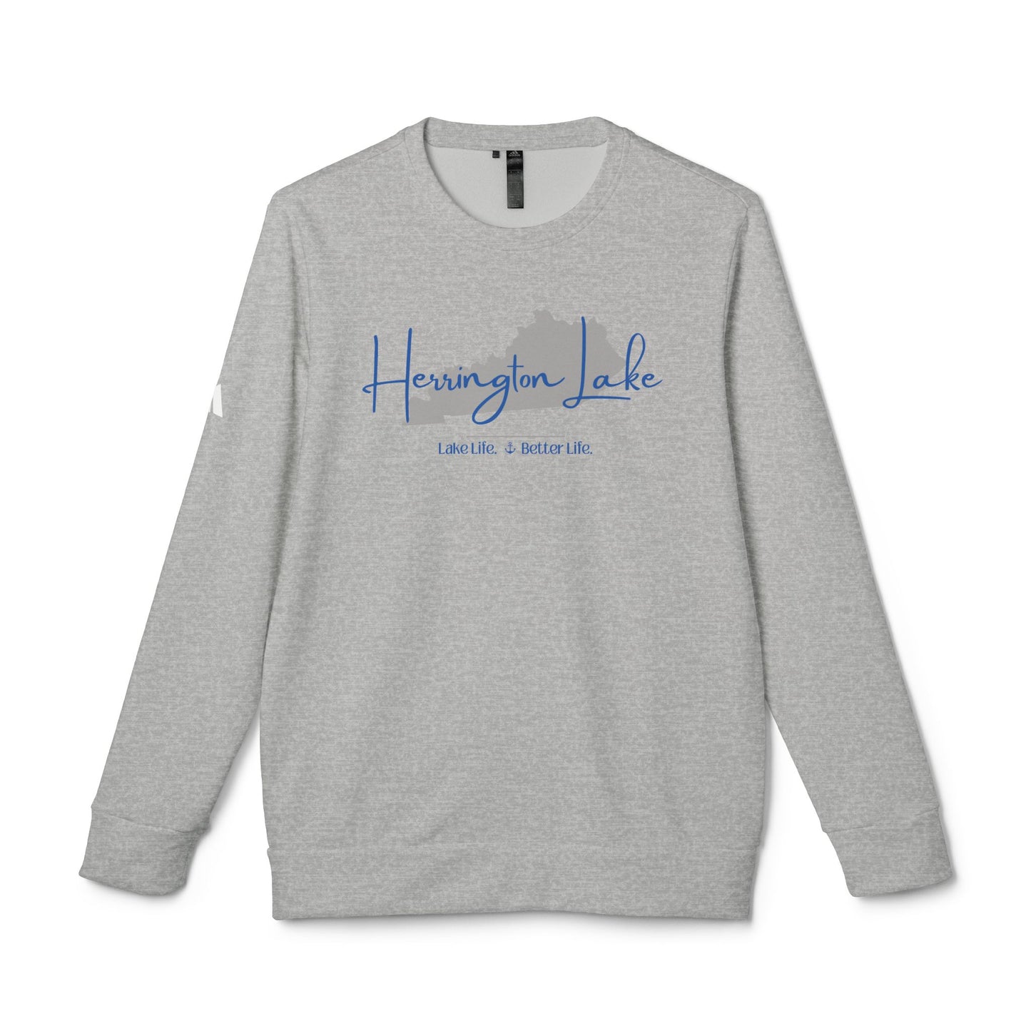 Herrington Lake Signature Collection adidas® Unisex Fleece Crewneck Sweatshirt