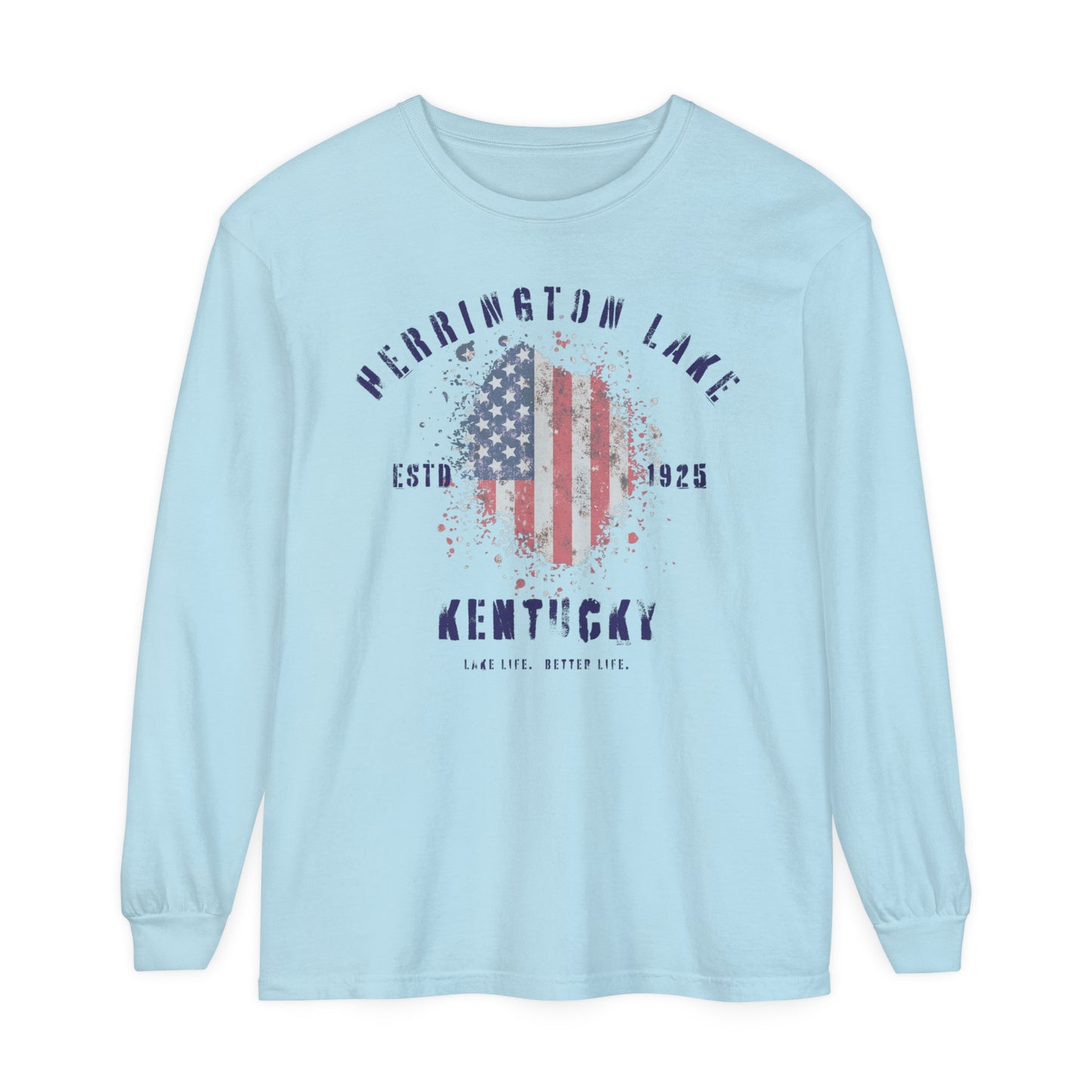 Herrington Lake Patriots Garment-Dyed Premium Comfort Colors™ Long Sleeve T-Shirt