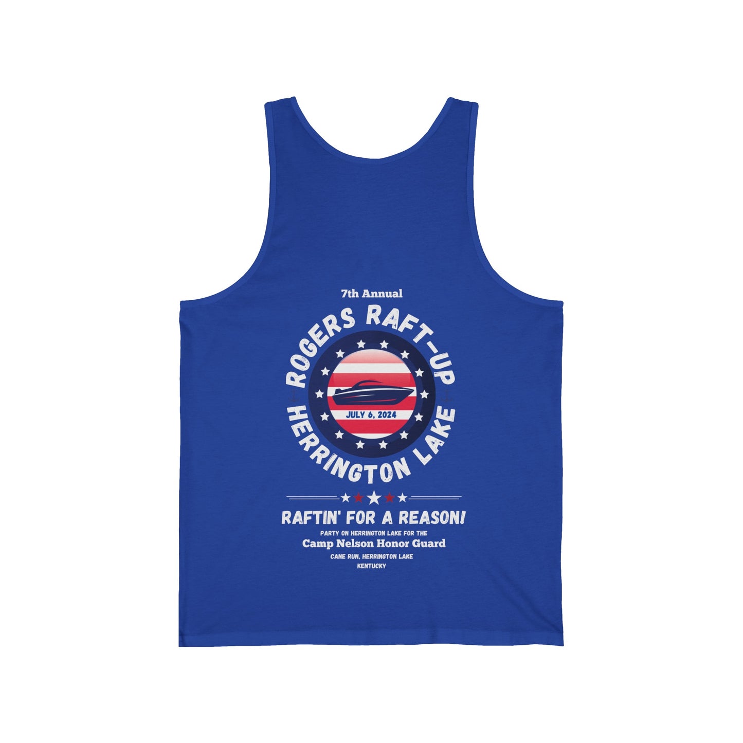 Rogers Raft-Up Unisex Jersey Knit Cotton Tank