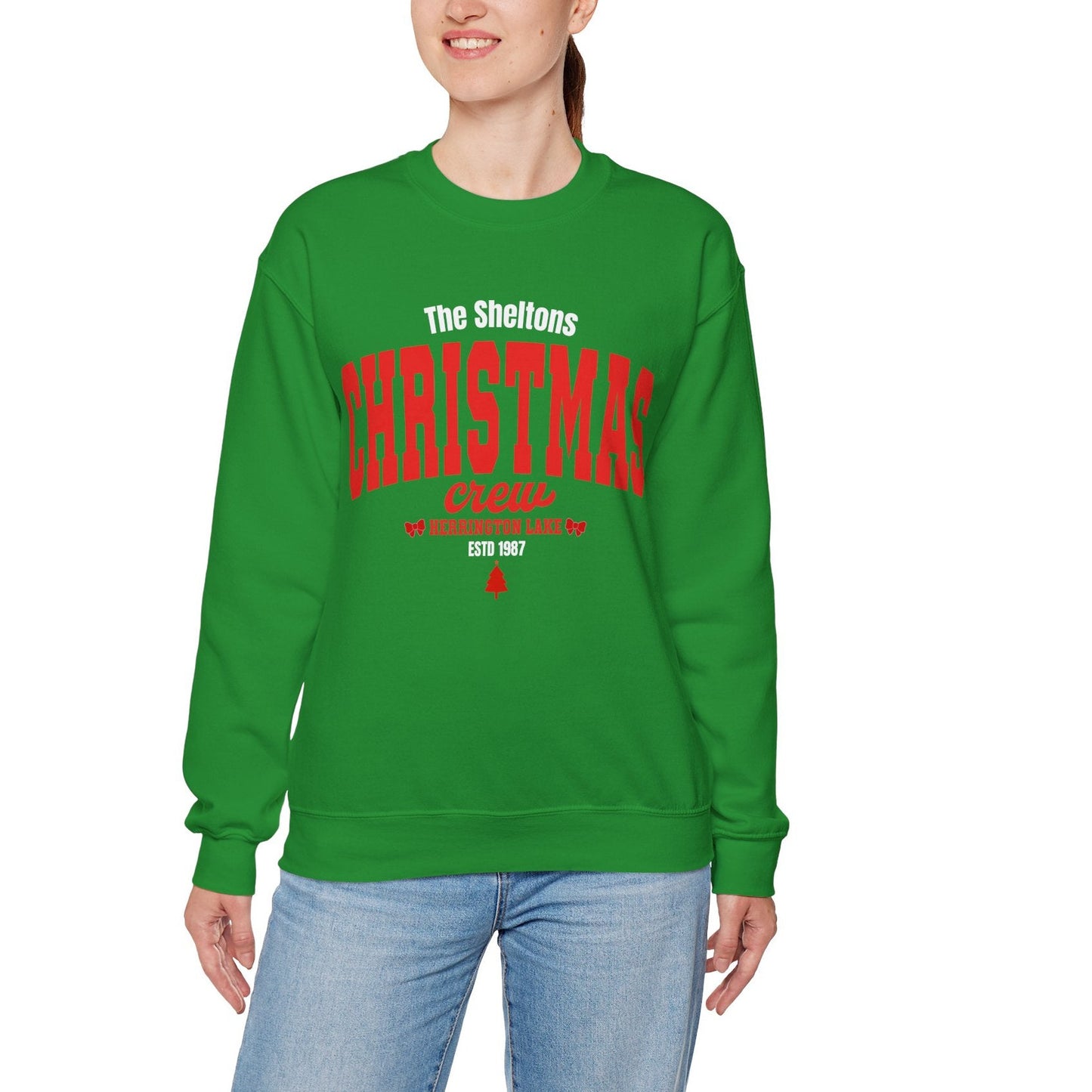 Personlized Custom Herrington Lake Christmas Crew Unisex Heavy Blend™ Crewneck Sweatshirt