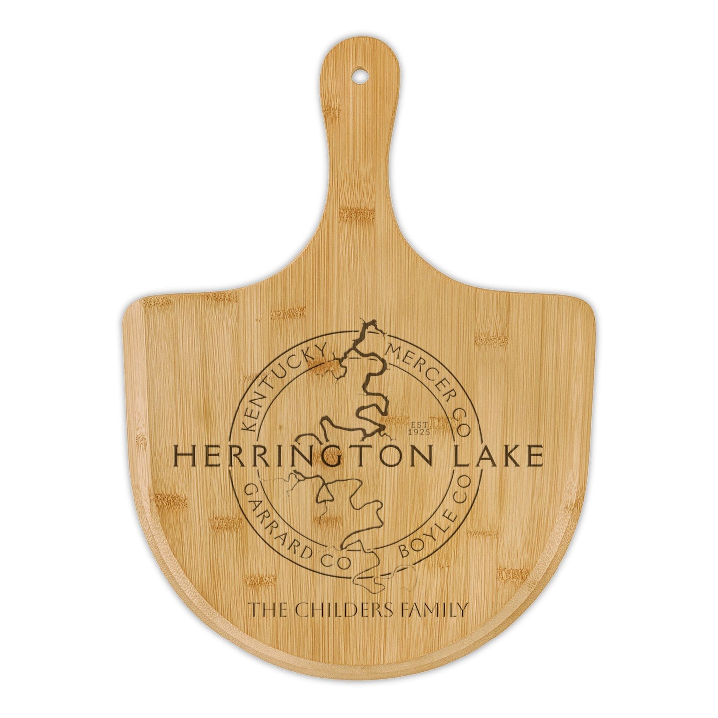 Custom Personalized Herrington Lake Classic Collection Bamboo Pizza Board (Engraving)