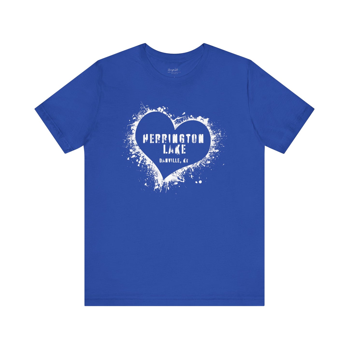 Herrington Lake Heart & Hometown Jersey Knit Cotton Tee (Danville, KY)