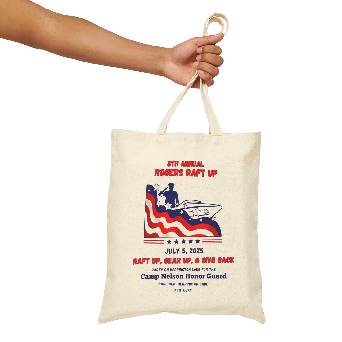 2025 Rogers Raft Up Cotton Canvas Tote Bag