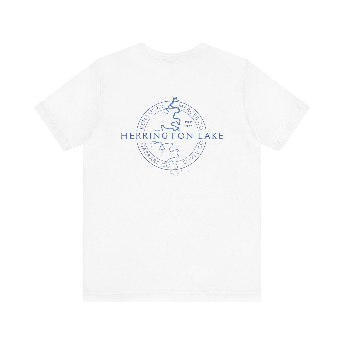 "The Classic" Herrington Lake and County Unisex Jersey Knit Cotton Short Sleeve Tee