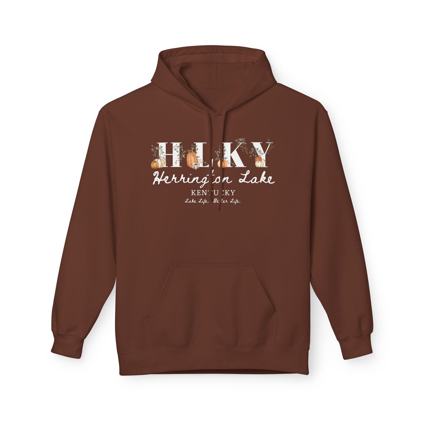 Fall Pumpkin HLKY Collection Unisex Midweight Softstyle Fleece Hoodie