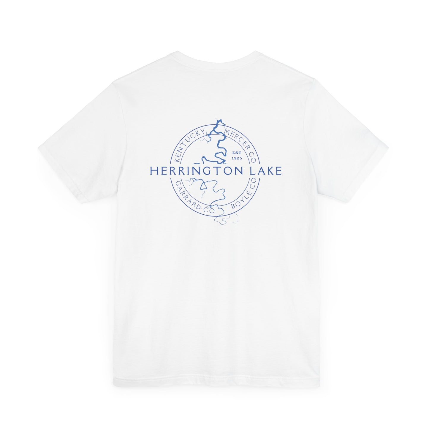 "The Classic" Herrington Lake and County Unisex Jersey Knit Cotton Short Sleeve Tee