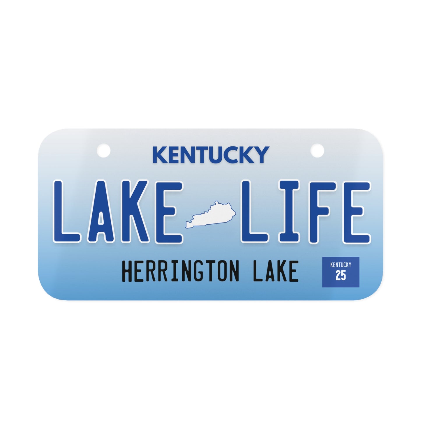 Herrington Lake Life Mini License Plate