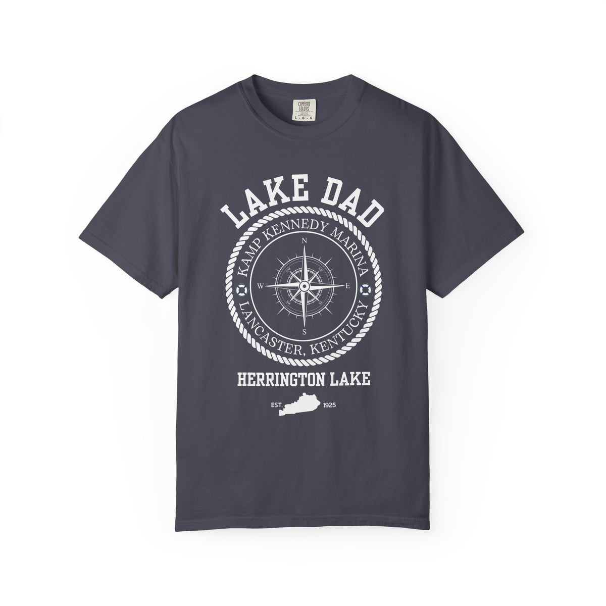 Kamp Kennedy Special - "Lake Dad" Premium Garment-Dyed Comfort Colors TShirt