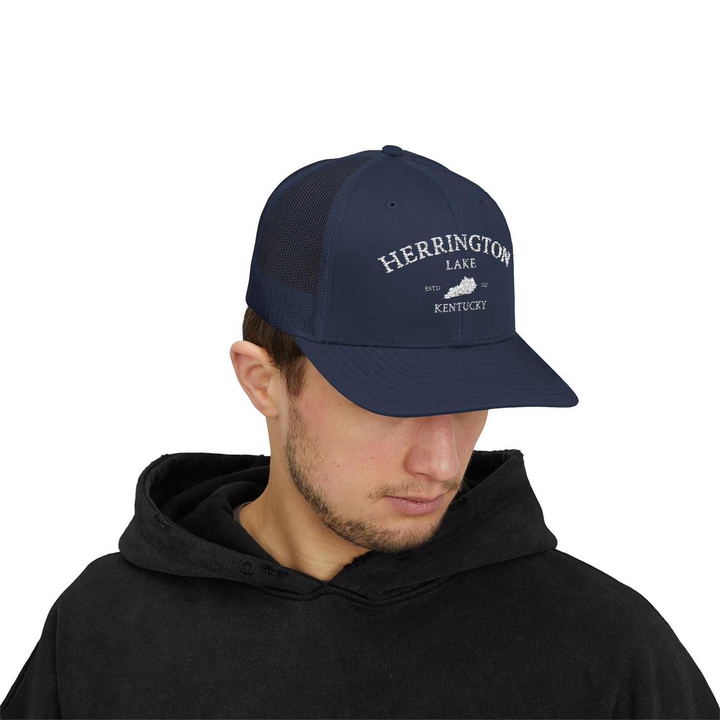 Embroidered Simply Herrington Collection Snapback Trucker Cap