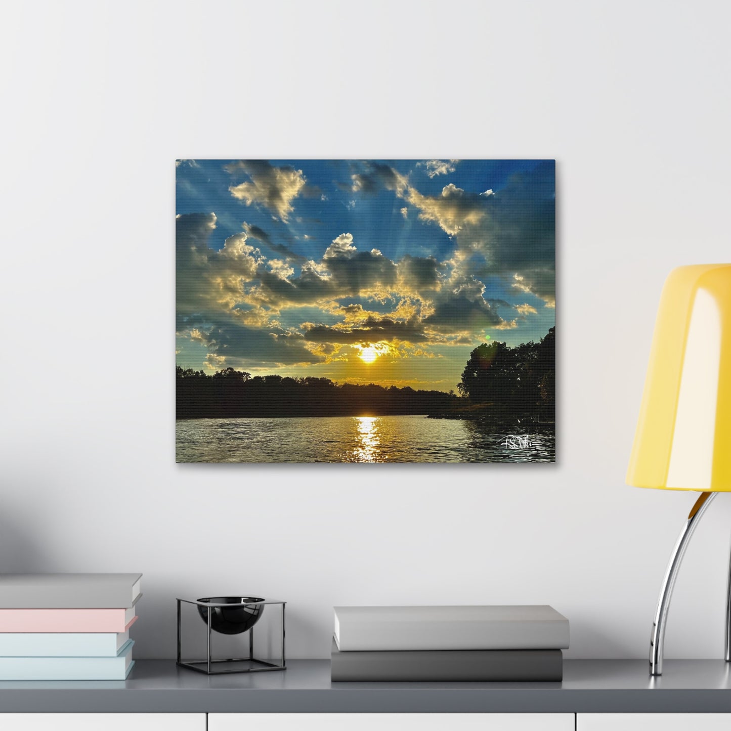 "Summer Sunset on Herrington -1"" Canvas Gallery Wraps
